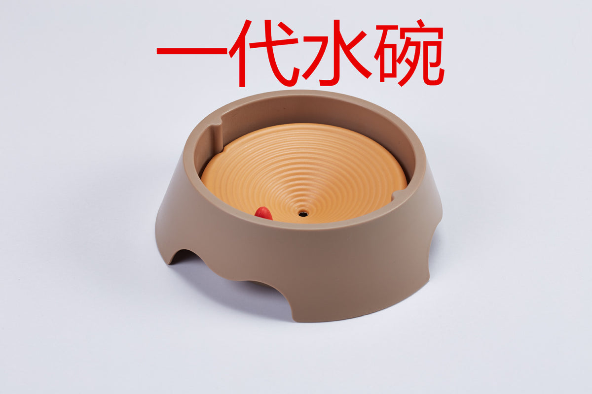 Pet non-wet mouth water bowl dog drinking water splash-proof floating bowl large capacity automatic water dispenser factory in stock wholesale