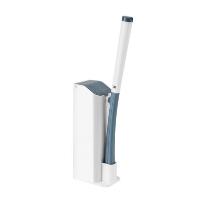 Disposable toilet brush set