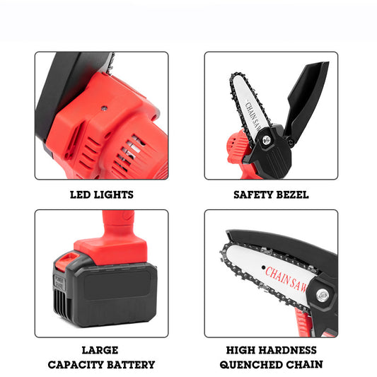 Lithium battery chain saw