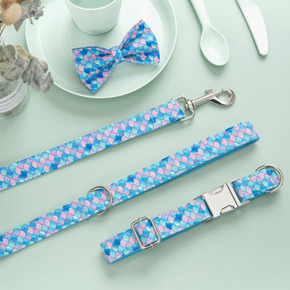 Custom Lettering Dog Collar Print Personality Suit
