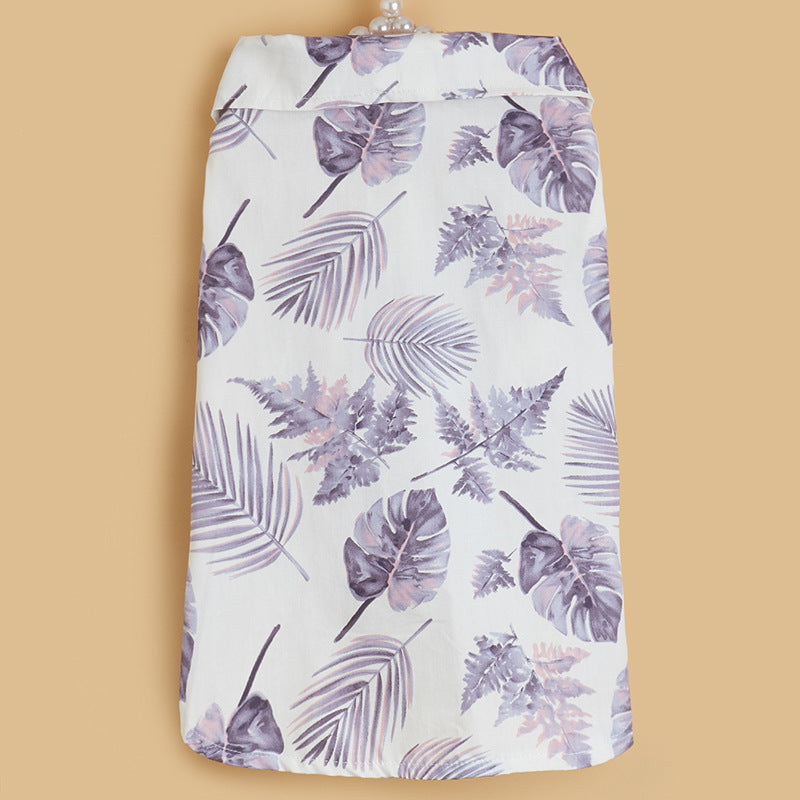 Hawaiian Style Beach Vacation Dog Clothes