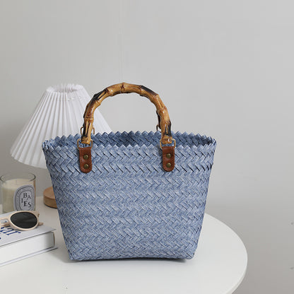 Women's Fashionable Retro Portable Large Capacity Handbag
