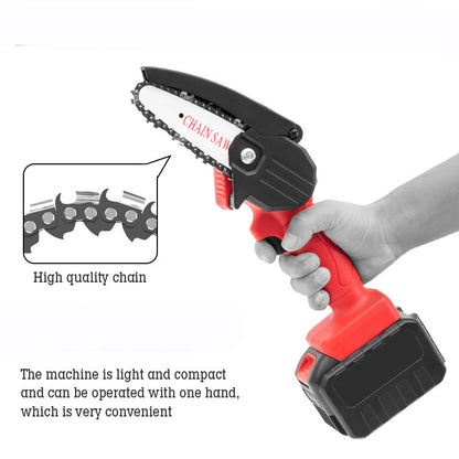 Lithium battery chain saw