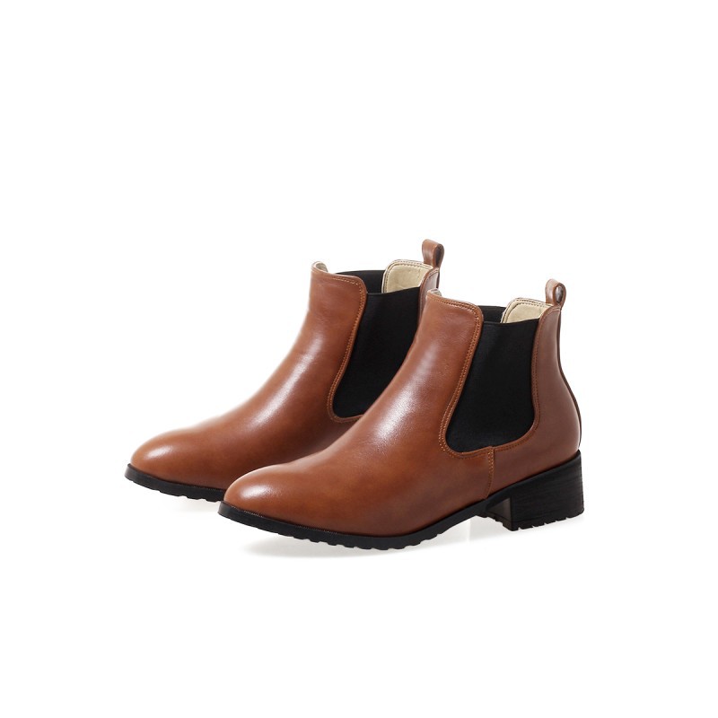 High heeled Martin boots with thick soles