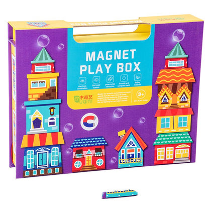 Children's educational toys 3-6 years old puzzle magnetic book