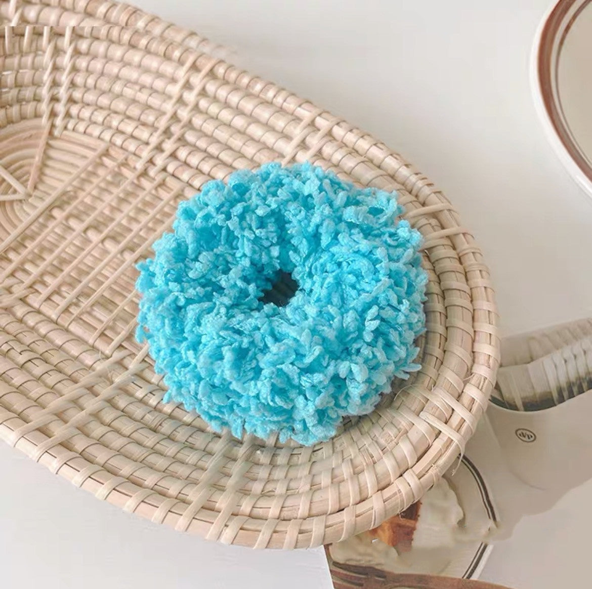 Leuchtender Haarkreis Plüschkopf Seil Dame