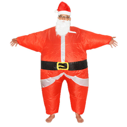 Christmas foreign trade Christmas stage props Christmas costume Santa Claus inflatable doll costume