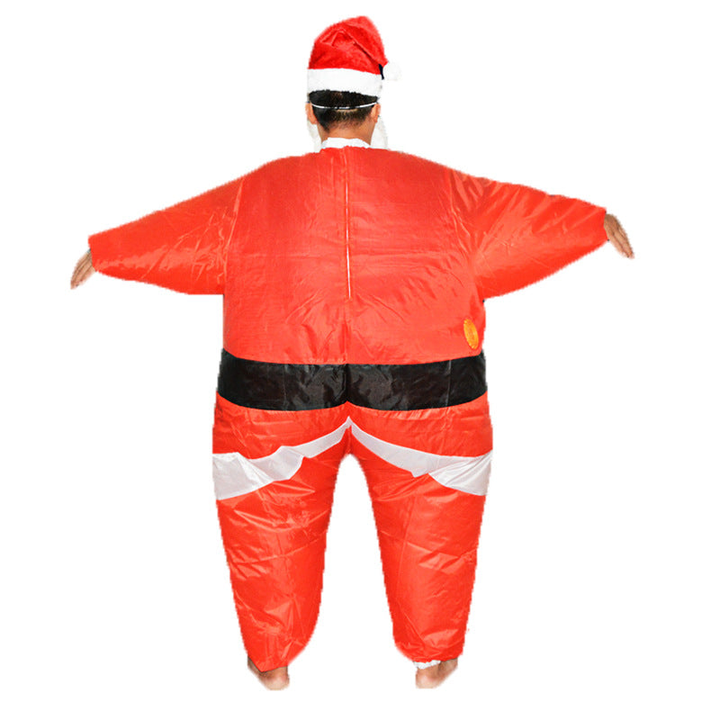 Christmas foreign trade Christmas stage props Christmas costume Santa Claus inflatable doll costume