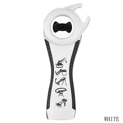 5 in 1 Creative Multifunction Stainless Steel Can Opener Beer Bottle Opener
