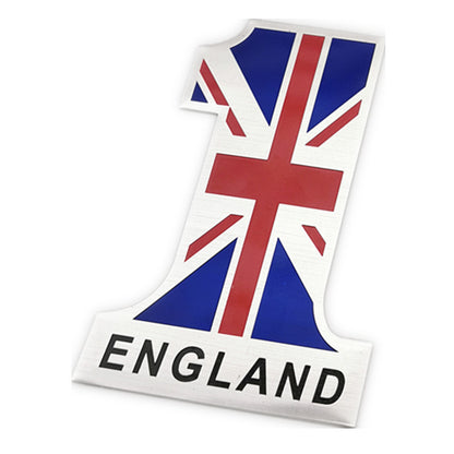 Car Personality Stickers 3 Dstereo Metal Sticker China Russia Germany Flag Car Body Sticker Scratch Stickers