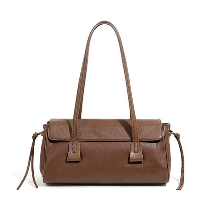 Women's Vegetable Tanned Cowhide Armpit High-end Handbag