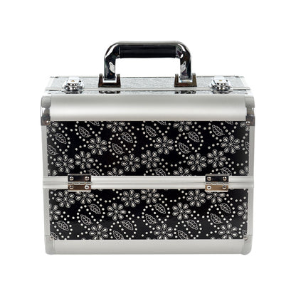Manufacturer's Ready-Made Wholesale and Retail Professional Makeup Box, Beauty and Manicure Box, Double-Layer Large-Capacity Portable Makeup Box