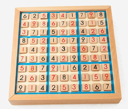 Children Sudoku Chess Beech International Checkers Folding Game Table Toy Gift Learning & Education Puzzle Toy