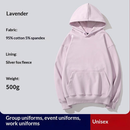 Hooded Hoodie Custom PrintedFor Women With Thickened Velvet
