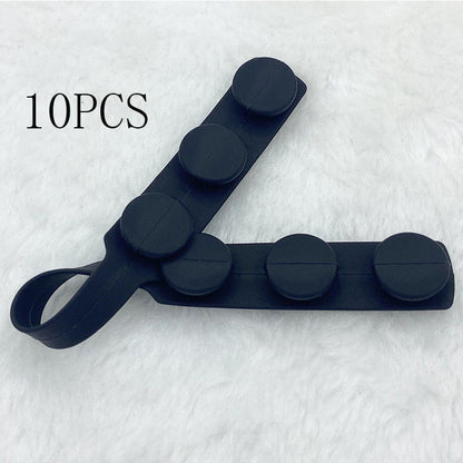 Silicone elastic cord extension strap