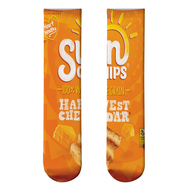 Potato Chips 3D Printed Socks Leshi Odd Zero Food Heat Transfer Stockings Printing Personality