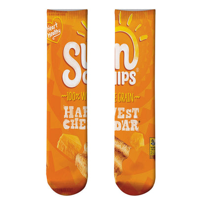 Potato Chips 3D Printed Socks Leshi Odd Zero Food Heat Transfer Stockings Printing Personality