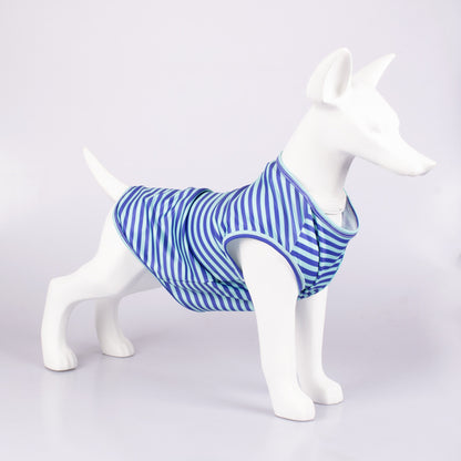 Pet Vest Comfortable Breathable Stripes Vest Dog Clothes