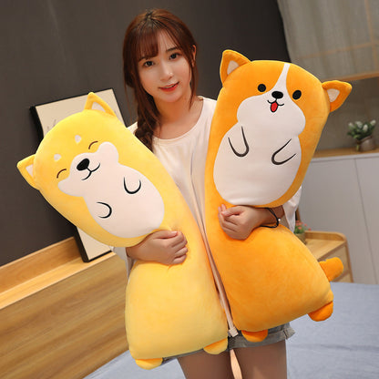 Langes Plüschkissen für Hunde und Kaninchen