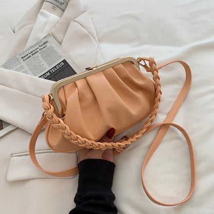 Messenger Bag Solid Color Simple One-shoulder Messenger Small Square Bag