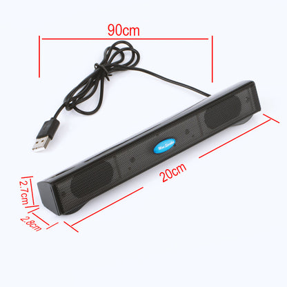 Factory direct supply USB computer small stereo plug and play notebook desktop long speaker mini stereo
