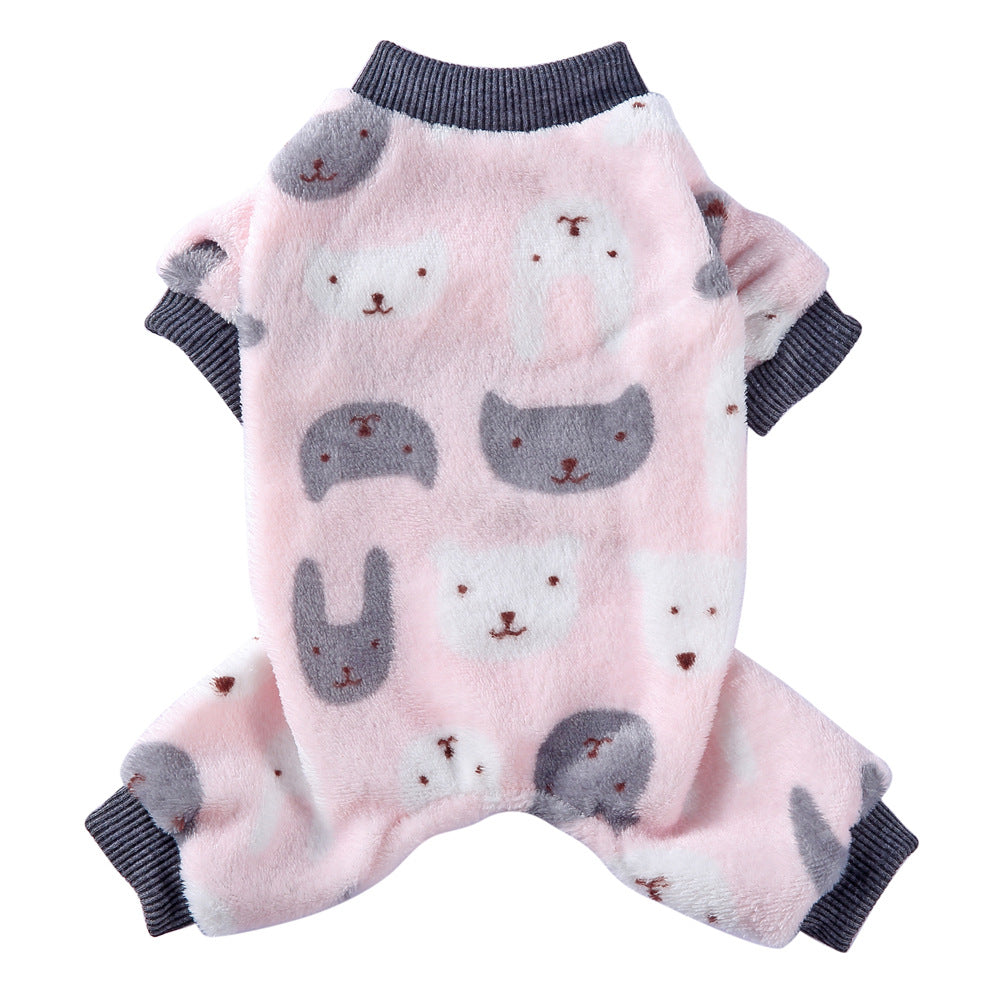 Plush pet clothing