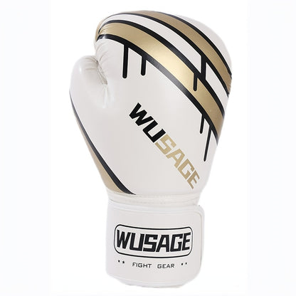 WUSAGE Professional Boxing Gloves - Premium Sparring Gloves 6oz 8oz 10oz 12oz | Padded Wrist Support for MMA, Kickboxing & Training