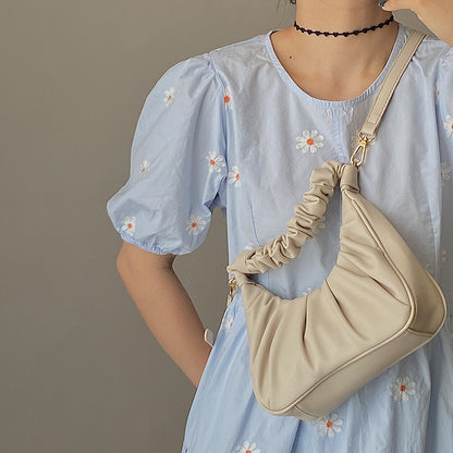 Cloud fold shoulder bag