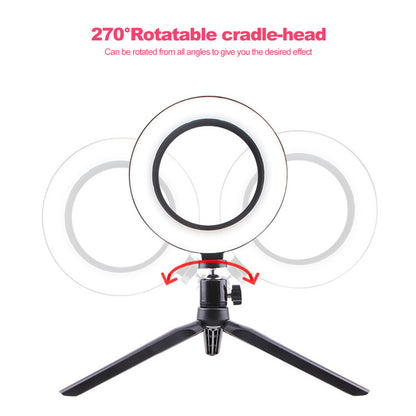 26cm LED Ring Light with Tripod Stand & Phone Clip - Professional Studio Lighting for Photography, Video & Live Streaming