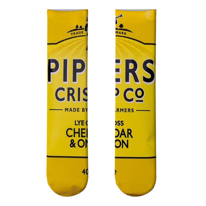 Potato Chips 3D Printed Socks Leshi Odd Zero Food Heat Transfer Stockings Printing Personality