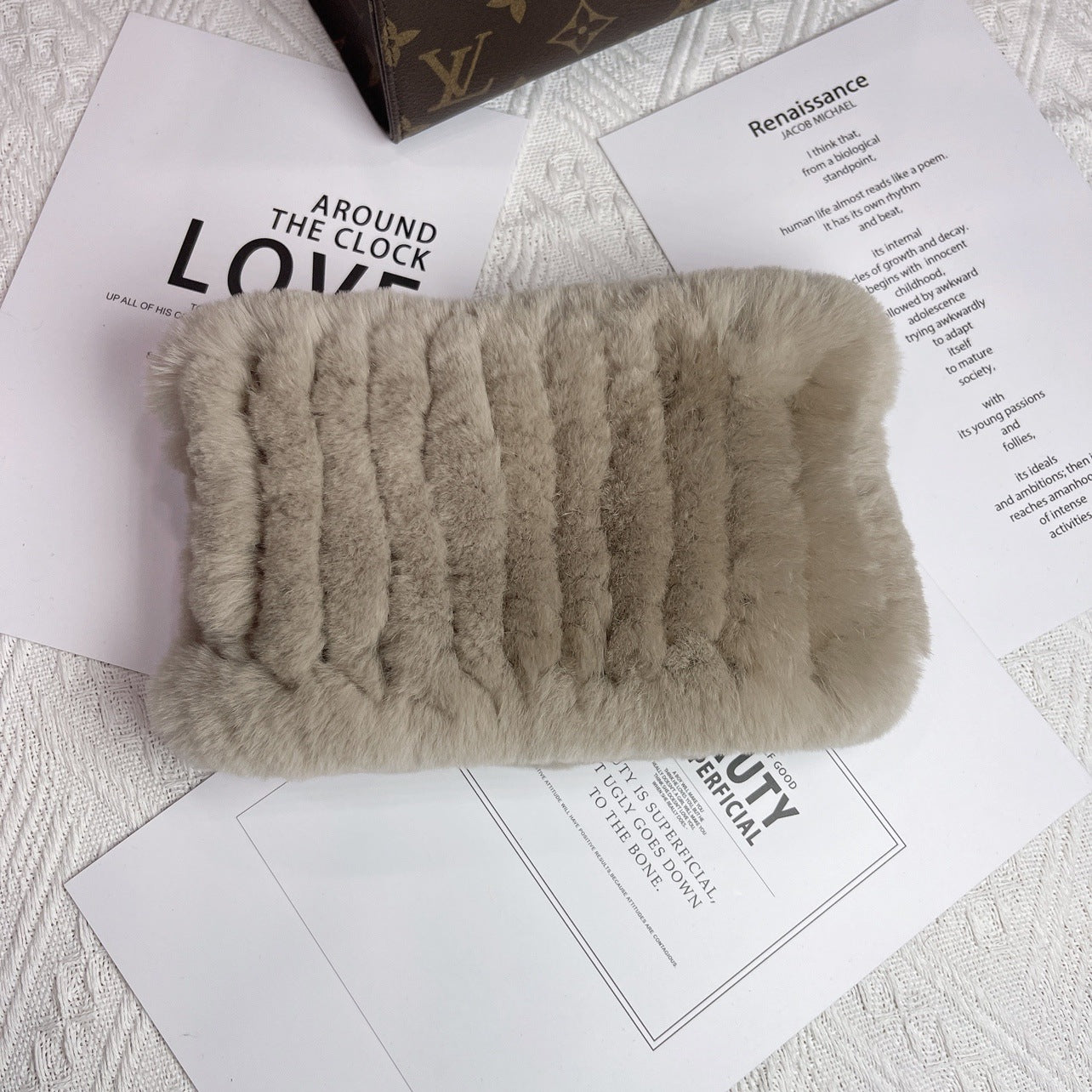 Women's Versatile Fur Snood Warm Scarf