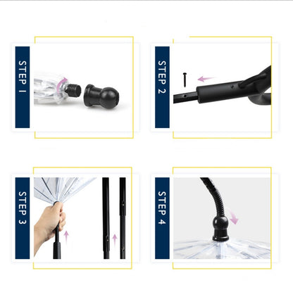 Bestseller: Transparenter, verstellbarer Haustier-Regenschirm (Typ C)