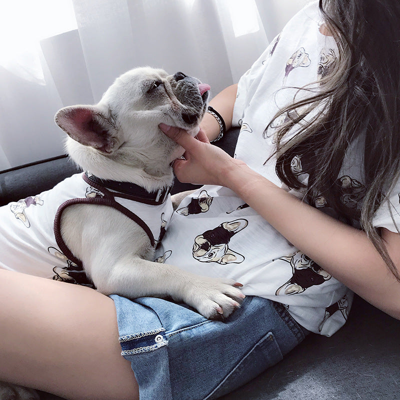 Cartoon bamboo cotton cat costume