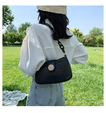 Fashion all-match one-shoulder armpit bag