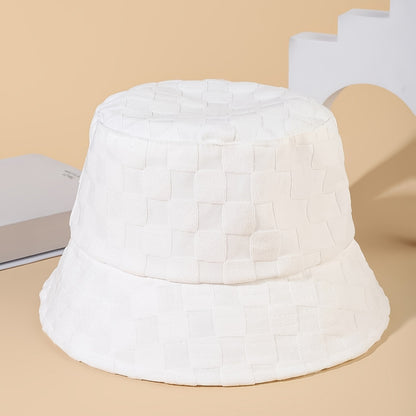 Premium Plaid Bucket Hat - Unisex Trendy Fisherman Cap | Breathable Cotton Casual Hat for Men & Women