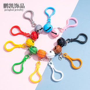 22mm Colorful Cute Small Bell Metal Pet Open-Ended Bell Handmade Material DIY Creative Accessory Iron