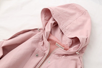 Women's new windbreaker trench coat