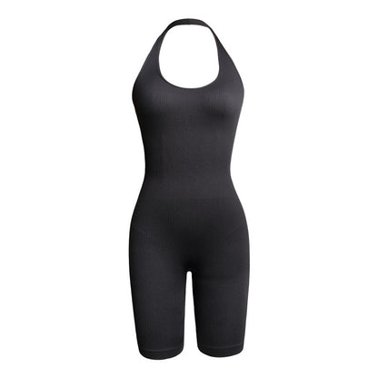 Halter Backless Slim Fit Slimming Sense Of Design Jumpsuit