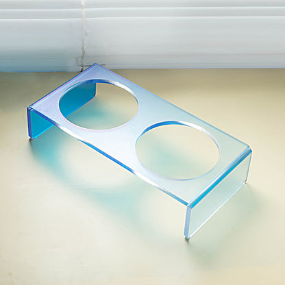 Cat Bowl Rack Acrylic Dog Bowl Anti-tumble