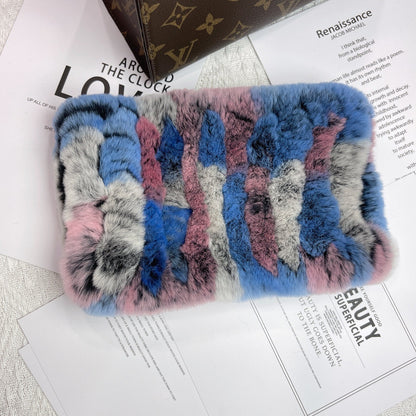 Women's Versatile Fur Snood Warm Scarf