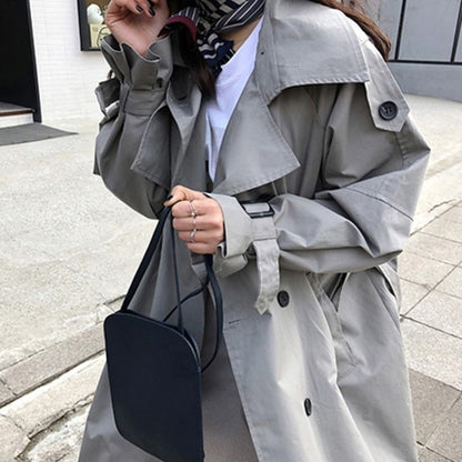 Women's mid-length Korean coat