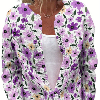 Color Printed Light And Transparent Sweater