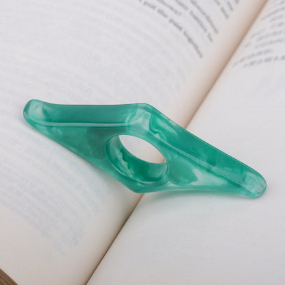 Premium Resin Bookmark Book Stand - Creative Thumb Reading Aid & Page Holder