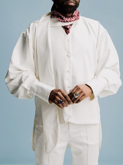 Off-White Oversized Blazer & Pants Set