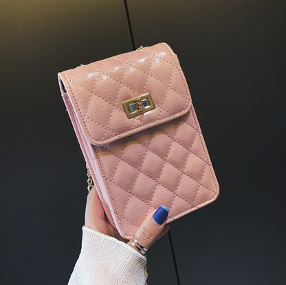 Fashion diamond shoulder bag