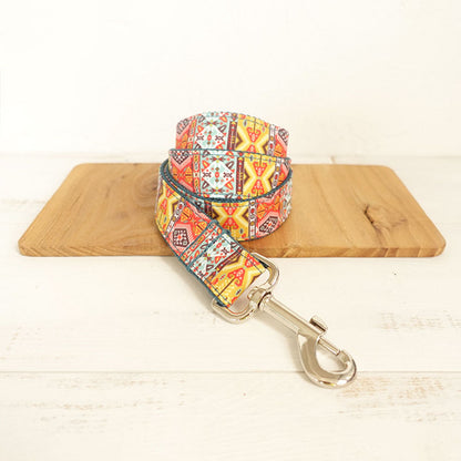 Pet traction suit color pattern dog circle