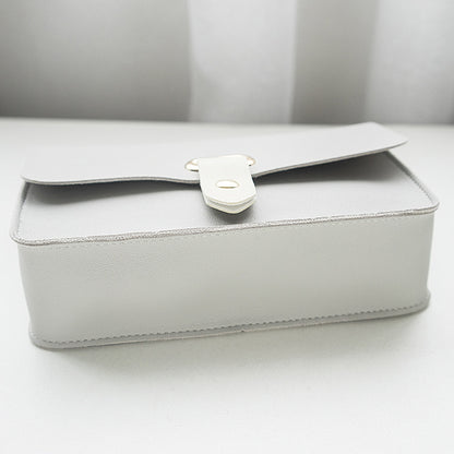 One-shoulder diagonal cell phone bag