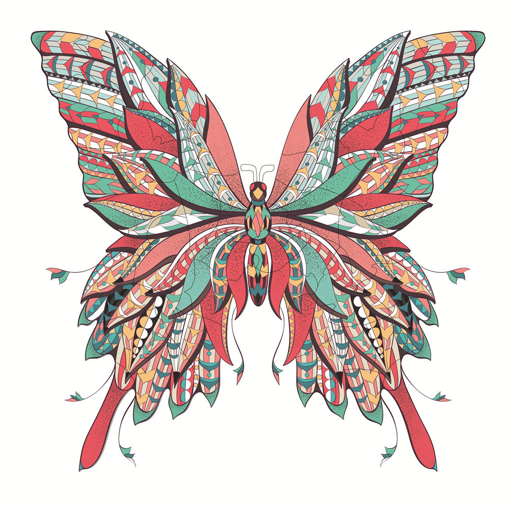 Each Piece Is Animal Shaped Christmas Gift Colorful Elephant Turtle Wooden Jigsaw Puzzles