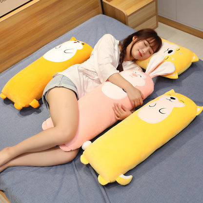 Langes Plüschkissen für Hunde und Kaninchen