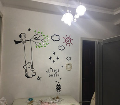 Children's Room TV Background Wall Living Room Stickers